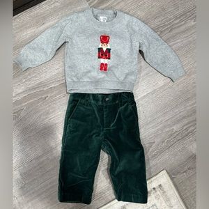 Janie and Jack Christmas 6-12/12-18M